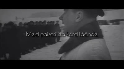 Estonian Version of SS Marschiert in Feindesland - "Eesti SS Pataljon / Kuradilaul"