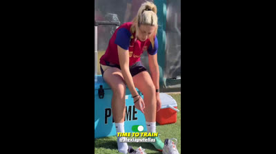 13-2-24 Alexia Putellas en el entrenamiento con el Barcelona