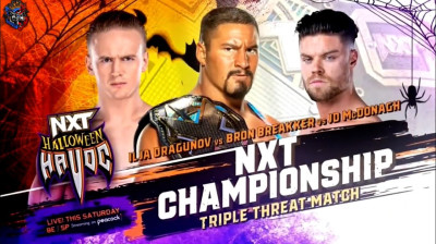 JD McDonagh vs Ilja Dragunov vs Bron Breakker - NXT World Championship