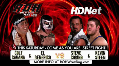 Bitter Friends, Stiffer Enemies II - Kevin Steen & Steve Corino vs El Generico & Colt Cabana