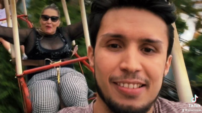 Jose Rafael Cordero Sanchez con su mamá el día de las madres 2024