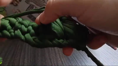 Bases para hacer un bolso de trapillo en punto Puff