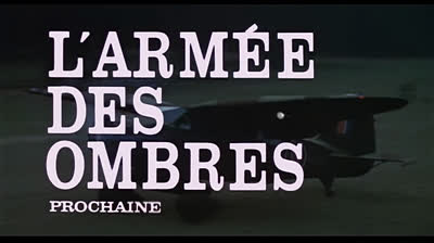L'armée des ombres - Bande Annonce