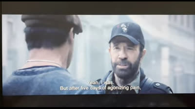 the expendables 2 - Chuck Norris and the King Cobra