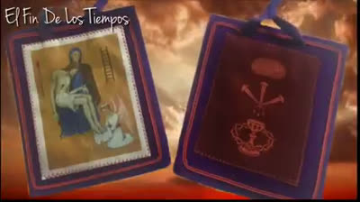 Escapulario Violeta de Bendición y Protección (Sacramental revelado a María Julia Jahenny)