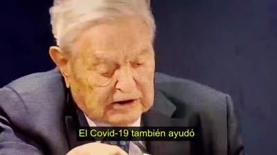 SE LE ESCAPÓ  ‼️  George Soros:  "El COVID-19 también ayudó a legitimar Instrumentos de control"