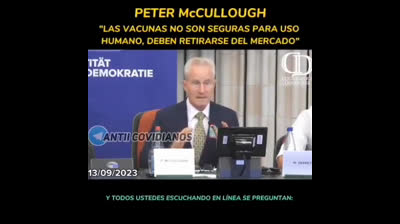 DECLARACIONES ANTE UNA CÁMARA DE UNO DE LOS CARDIÓLOGOS  MÁS PRESTIGIOSOS DE EE.UU.