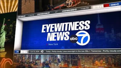 WABC Channel 7 Eyewitness News 11PM Weekend open - January 13, 2024 - New Graphics