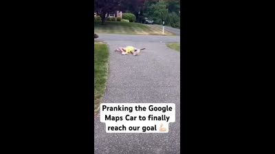 Farce à la voiture de Google Maps