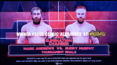 Mark Andrews vs Buddy Murphy (WWE 2K19)