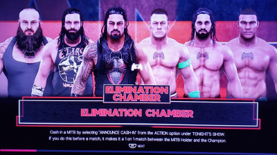 Braun Strowman vs Elias vs Roman Reigns vs John Cena vs Seth Rollins vs Jason Jordan (WWE 2K19)