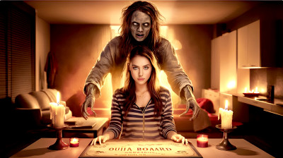 "THE SPIRIT BOARD". OUIJA Horror Short Film.