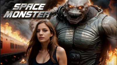 Alien Film "SPACE MONSTER" Sci-Fi Horror Short Film. A monster from outer space.