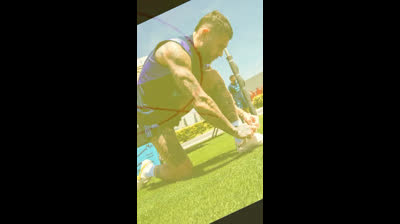 20-11-23 Otamendi en el entrenamiento con la selección argentina