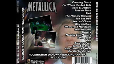 Metallica - 2000.07.01 - Rockingham Dragway - Rockingham, NC, USA