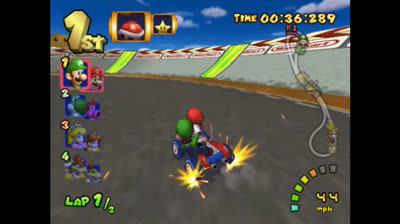 Mario Kart: Double Dash (GameCube Game) - 50cc Mushroom Cup Longplay