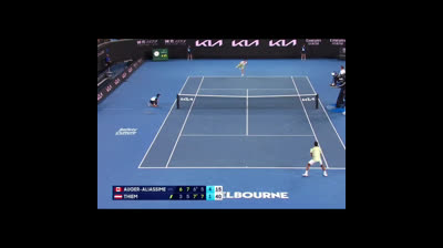 15-1-24 Félix Auger-Aliassime vs Dominic Thiem