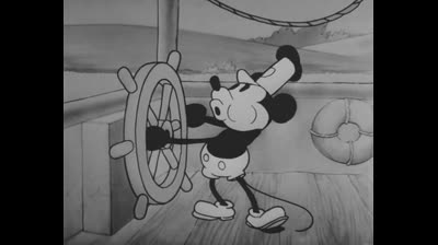 Le avventure di Oswald - Il coniglio fortunato steam boat willie 1928