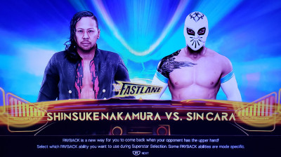 Shinsuke Nakamura vs Sin Cara (WWE 2K19)
