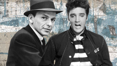 Frank Sinatra et Elvis Presley Ensemble en 1960