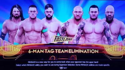 John Cena, AJ Styles & Finn Bálor vs Evolution (WWE 2K19)