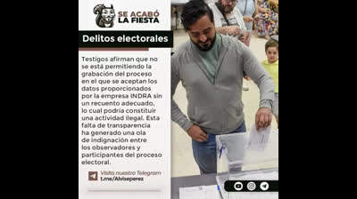 Alvise  se esta ganando la confianza de todos los que no creemos en el. Escucha el Audio! Decenas de Delitos Electorales en los Recuentos: La Denuncia de Alvise Pérez