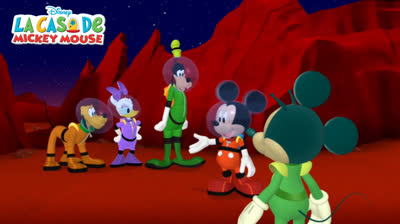La casa de Mickey mouse | Mickey Manda Un Mensaje Desde Marte