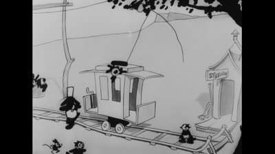 Le avventure di Oswald - Il coniglio fortunato trolley troubbles 1927