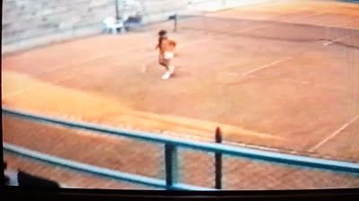 Tennis ITF Tournament playing Amazing cross court