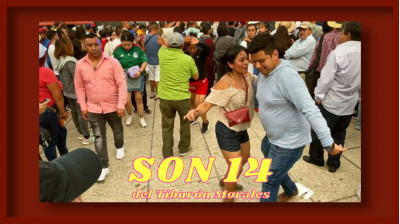SON 14 DEL TIBURÓN MORALES TOCANDO EN EL GRAN BAILE DE LA VICTORIA EN EL MONUMENTO A LA REVOLUCIÓN DE LA CIUDAD DE MÉXICO