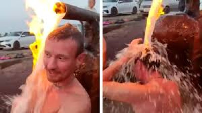 Douche avec Eau et Feu !!!