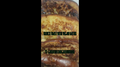 Vegan battered French toast for breakfast anyone???