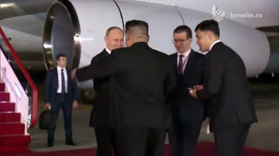 Vladimir Putin arriva in Corea del Nord