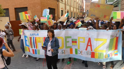 MANIFESTACION DIA INMIGRANTE TERUEL