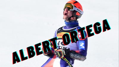 23-1-24 Albert Ortega completa la segunda manga del gigante de Schladming en la Copa del Mundo