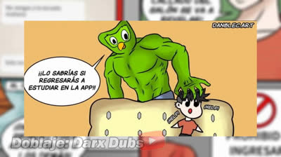 Mejor aprendo Ingles por Duolingo ⧸⧸ (Danblec Art) Comic Dub Latino