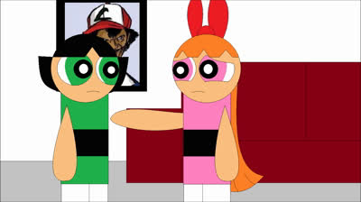 Blossom Caught Buttercup Kissing Bubbles (2016)