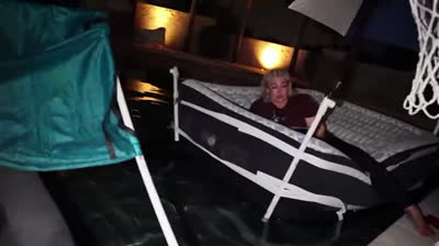 last to leave the mattress in the pool wins $10,000