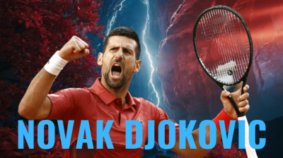 26-1-24 calentamiento de Djokovic