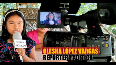 INDÍGENAS CABECAR YA TIENEN SU REPORTERITA EN TALAMANCA COSTA RICA