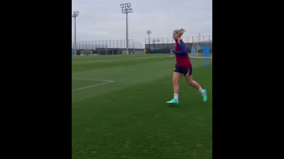 29-1-24 entrenamiento de Alexia Putellas con el Barcelona