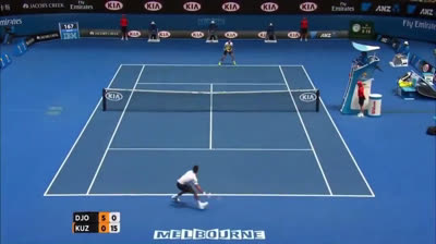 22-1-15 Novak Djokovic vs Andrey Kuznetsov