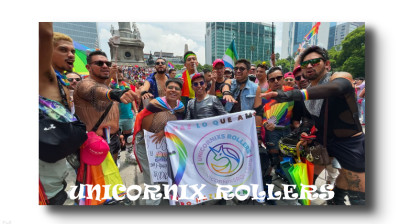 COLECTIVO "UNICORNIX ROLLERS"❤️XLVI MARCHA DEL ORGULLO 2024 CIUDAD DE MÉXICO ÁNGEL DE LA INDEPENDENCIA-ZÓCALO CAPITALINO