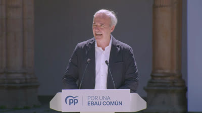 EL PRESIDENTE DE ARAGÓN, EVAU COMUN EN ESPAÑA