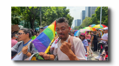 CONSIGNA "MARIGUANO CONSCIENTE SE UNE AL CONTINGENTE"❤️MARCHA LGBT+2024❤️CIUDAD DE MÉXICO