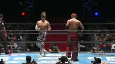 NJPW Destruction in Kobe-Hiroshi Tanahashi vs Kazuchika Okada