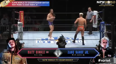 NJPW Windy City Riot-Zack Sabre Jr vs Matt Riddle