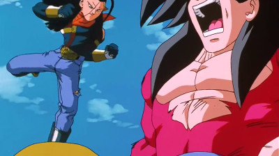 Capitulo 46 - El Super Saiyajin 4 vs Super Numero 17