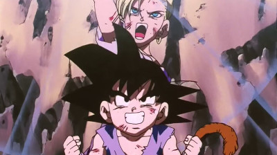 Capitulo 47 - Goku y Numero 18 pelean juntos