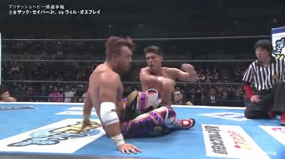 NJPW The New Beginning in Sapporo-Zack Sabre Jr vs Will Ospreay